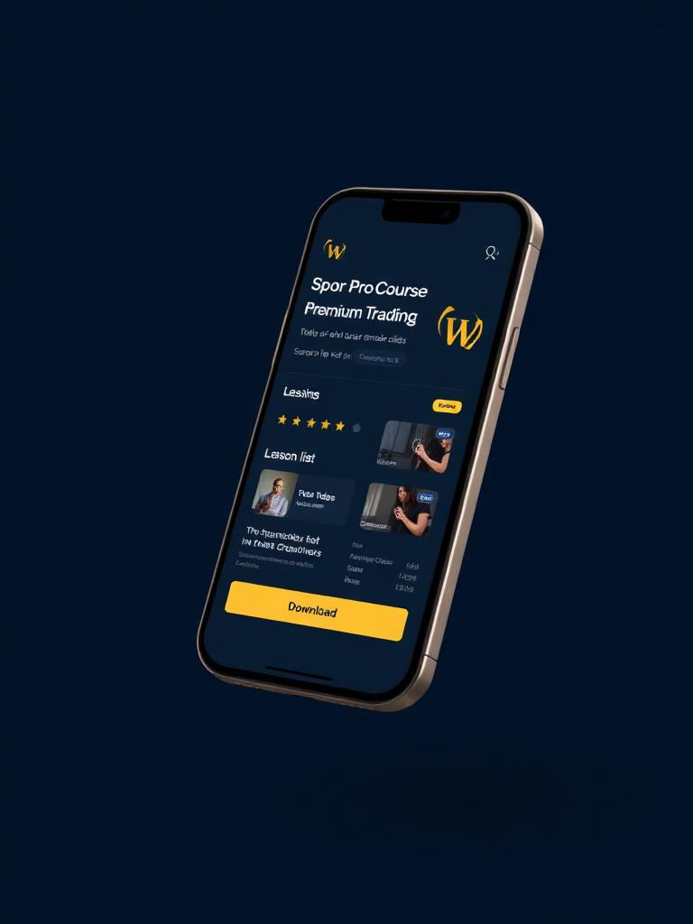 Dedicated course mobile app
